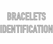 Bracelets identification personnalisables