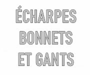 Echarpes, bonnets et gants personnalisables