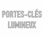 Porte-clés lumineux personnalisables