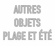 Autres articles plage et été personnalisables