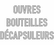 Ouvres bouteilles et décapsuleurs personnalisables