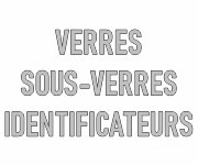 Verres, sous-verres et identificateurs personnalisables