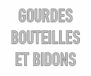 Gourdes, bouteilles et bidons personnalisables